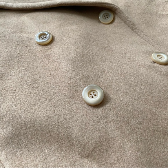 NWOT MaxMara Max&Co. Wool and Cashmere Double Breasted Coat in Camel - Picture 7 of 14